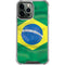 Brazil Flag iPhone 14 Pro Max Clear Case